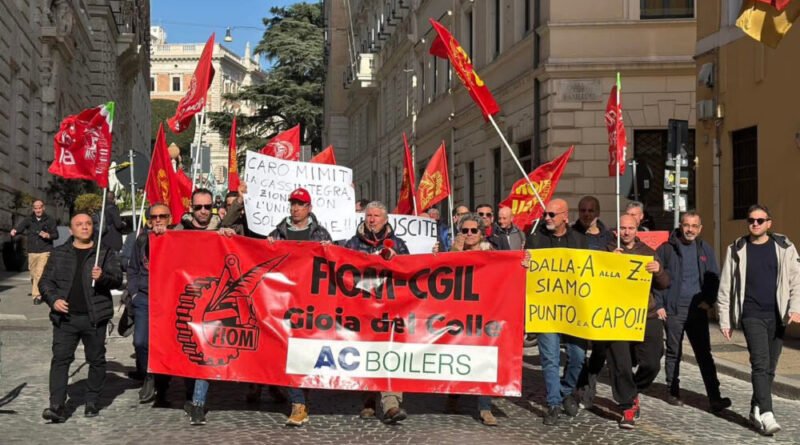 Vertenza AC Boilers: PRAGMA – Rinascita Civica incontra i lavoratori