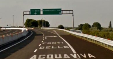 AVVISO. A14 Bari-Taranto. Chiusura casello Acquaviva-Gioia